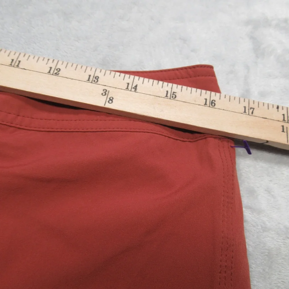 EMS Swim Shorts Mens 32 Rust Quick Dry Cargo Pocket Lace Up Board Trunks‎ Beach